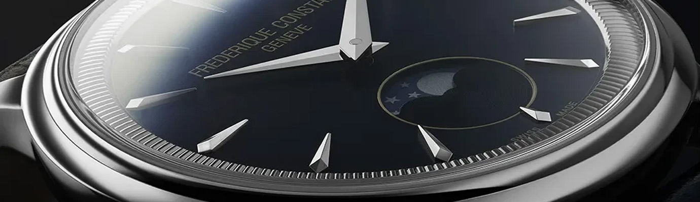 Indstilling af et moonphase ur