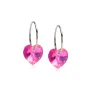 Blomdahl Heart Øreringe Titanium 15-1255-03