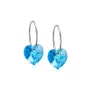 Blomdahl Heart Øreringe Titanium 15-1255-05