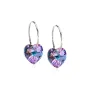 Blomdahl Heart Øreringe Titanium 15-1255-76