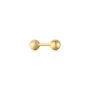 Ania Haie Sphere Barbell Ørering Single Forgyldt Sølv E035-02G