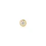 Ania Haie Sparkle Bezel Barbell Ørering Single Forgyldt Sølv E035-06G